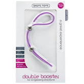 Shots Double Booster Purple Stretchy Cock Ring Stretchy Cock Rings