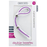 Shots Double Booster Purple Stretchy Cock Ring Stretchy Cock Rings