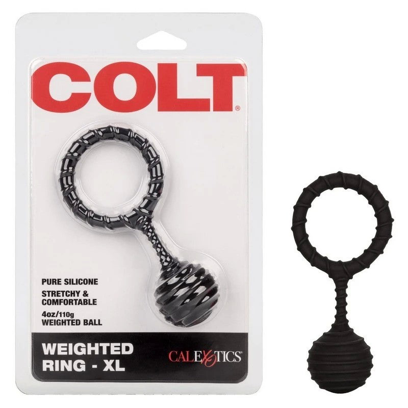 Colt Weighted Mens Pleasure Silicone Cock Ring Cock Rings