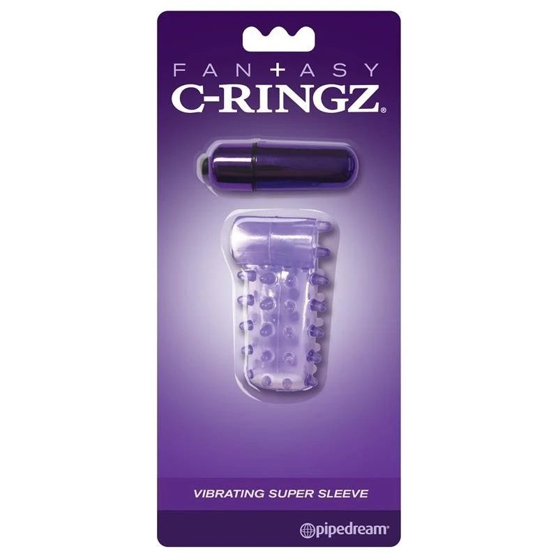 Pipedream Fantasy C-Ringz Vibrating Super Cock Sleeve Cock Rings