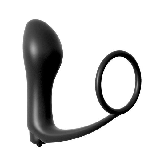 Anal Fantasy Collection Ass-Gasm Cockring Vibrating Plug - Prostate Toys