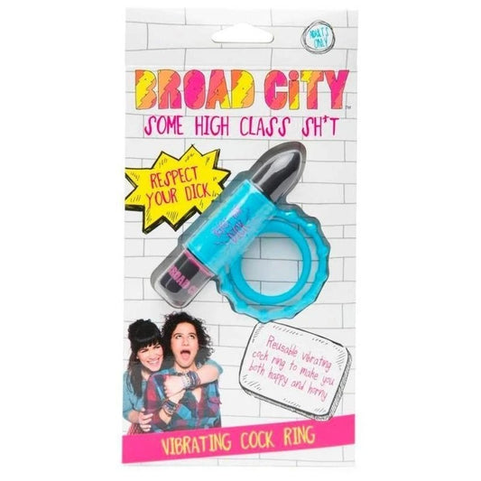 Broad City Respect Your Dick Vibrating Cock Ring - Cock Rings