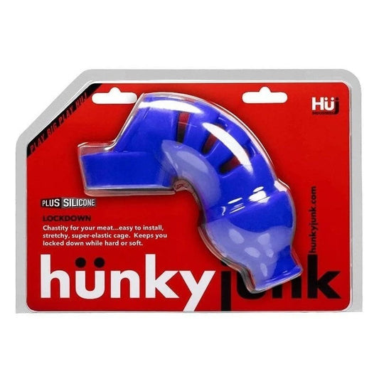 Hunkyjunk Lockdown - Stretchy and Comfortable Silicone Chastity Device Male Chastity
