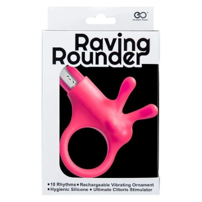 Raving Rounder Rechargeable Cock Ring Ball and Cock Toys