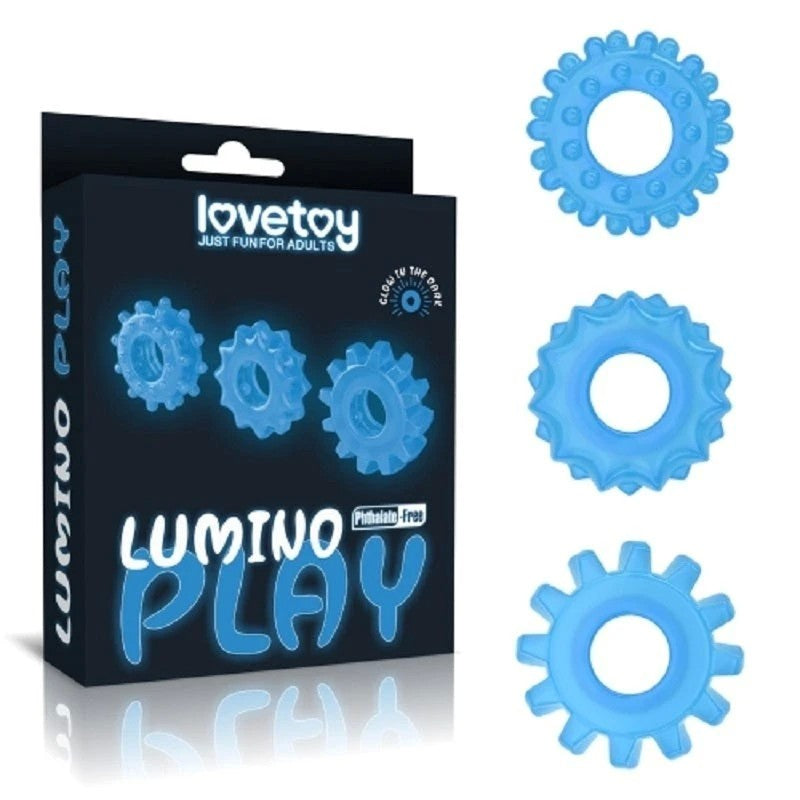 Lumino Play Glow Cock Ring Sets #03 Cock Ring Sets