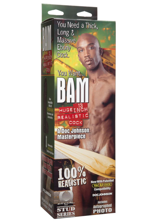 Doc Johnson Bam Huge 13 inch Realistic Cock Realistic Dildos