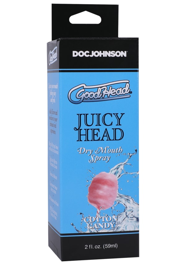 Doc Johnson GoodHead Juicy Head Dry Mouth Spray Cotton Candy Delay and Excite Sprays
