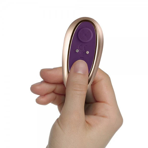 Rocks Off Petite Sensations Desire Remote Control Butt Plug Purple Butt Plugs