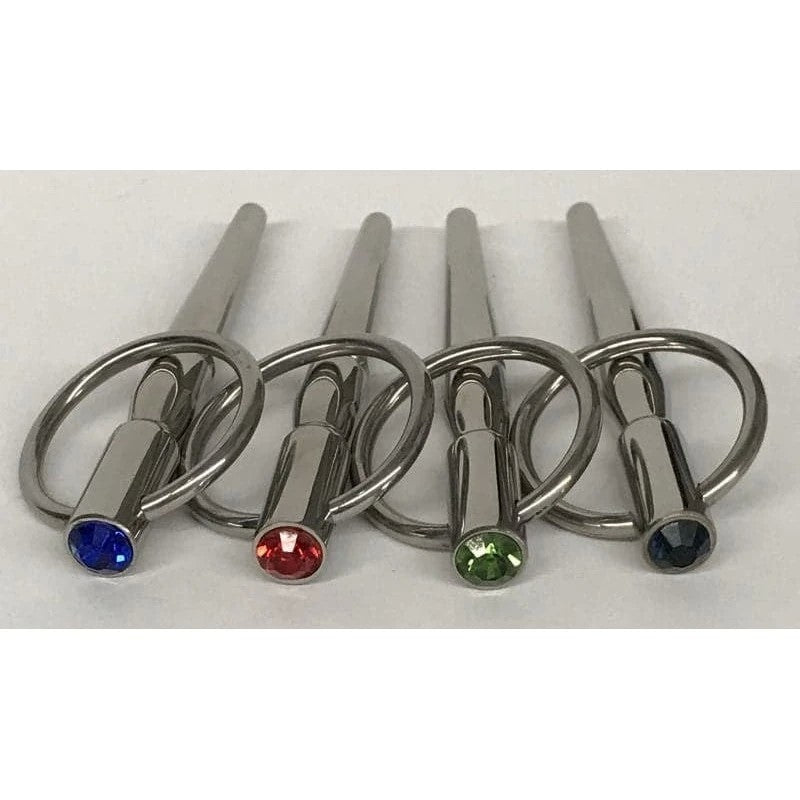 Bejeweled Delight - EmpFlix Princes Cock Plug for Steel Play Enthusiasts Penis Plugs