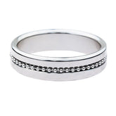 Silver Metal Cock Ring with Grooves Cock Rings