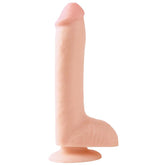 Pipedream Basix 8 Inch Suction Cup Realistic Dong Flesh Realistic Dildos