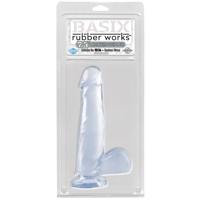 Pipedream Basix 7.5 Inch Thin Suction Cup Realistic Dong Realistic Dildos