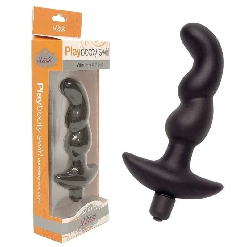 Play Booty Swirl Vibrating Butt Plug Prostate Toys