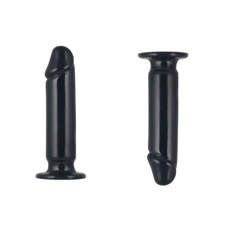King Sized 9.25'' Anal Dildo - Black Anal Dildos