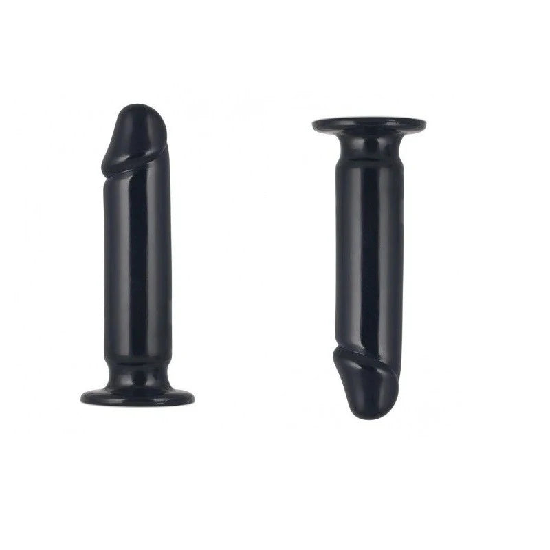 King Sized 9.25'' Anal Dildo - Black Anal Dildos