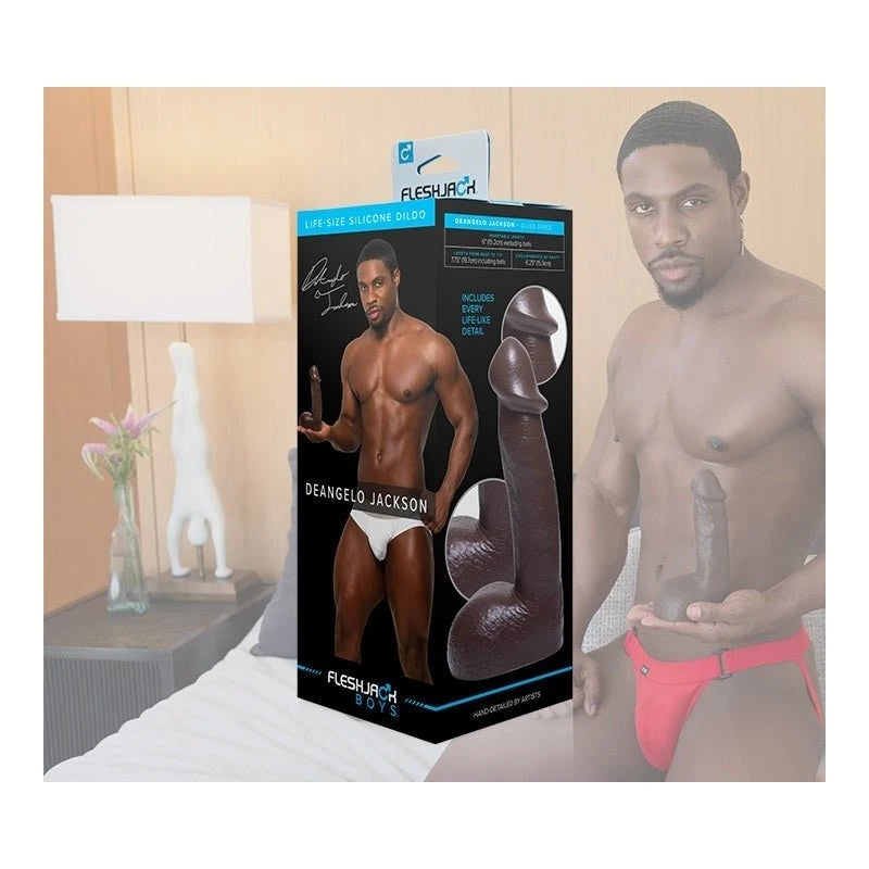 Fleshjack Boys DeAngelo Jackson Realistic Dildo Anal Dildos