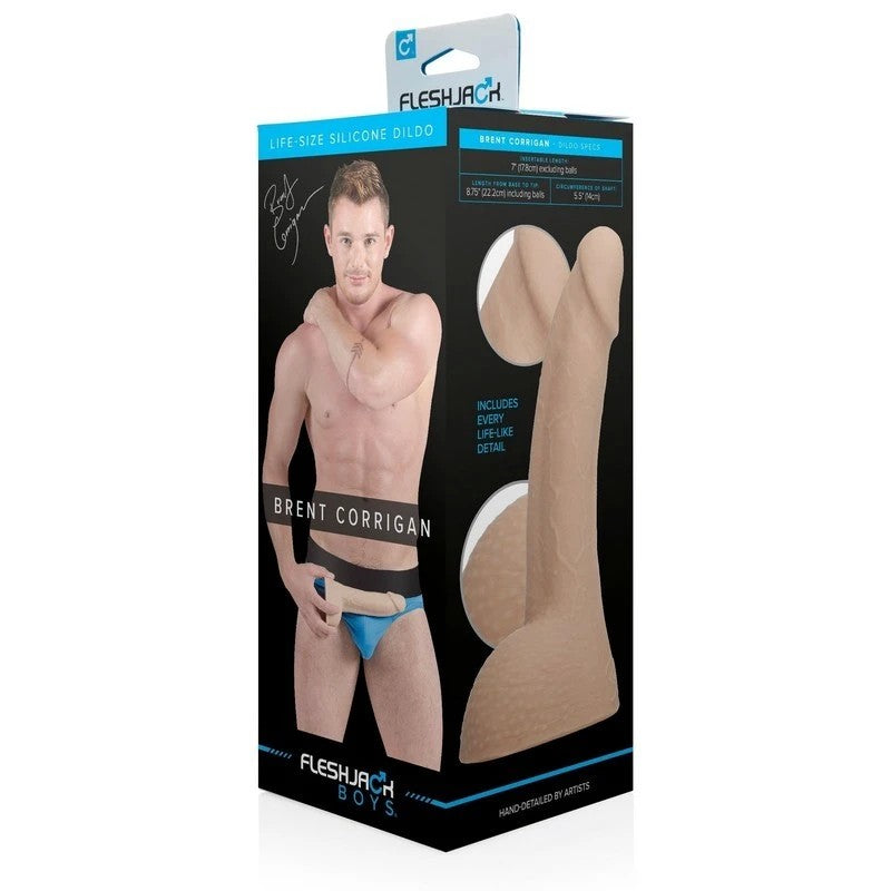 FleshJack Boys Brent Corrigan Realistic Silicone Dildo Anal Dildos