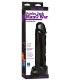 Vac-U-Lock Code Black Jumbo Jack Man O War Realistic Dildos