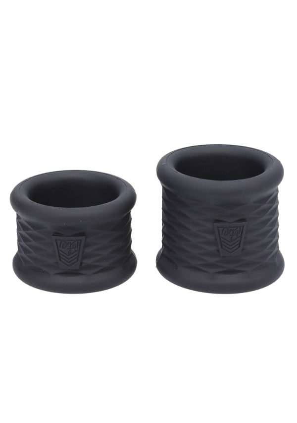 Doc Johnson Fort Troff Stretch Flex Trainers Cock Ring Black Stretchy Cock Rings