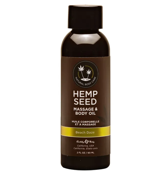 Earthly Body Hemp Seed Water Based Massage and Body Oil Sex Pheromones and Perfumes