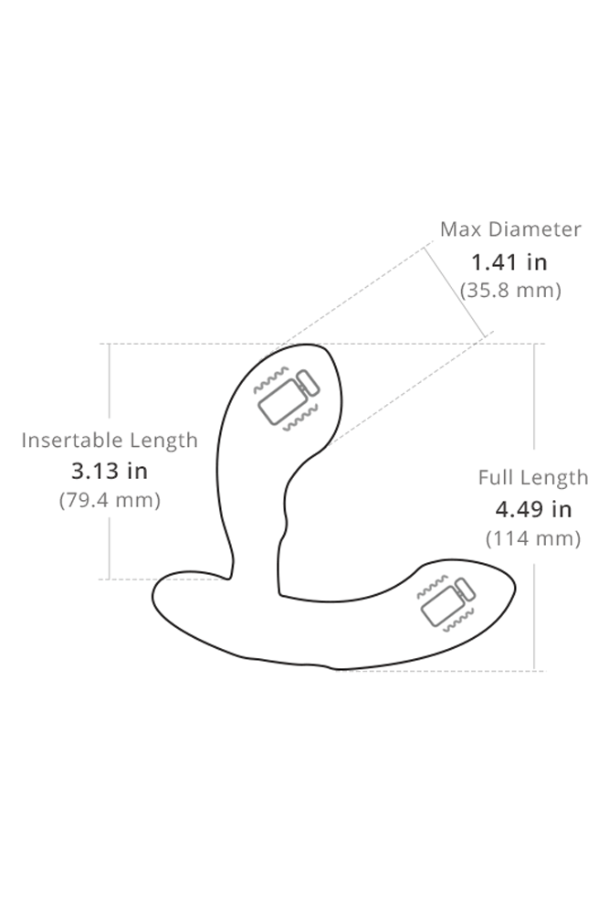 Lovense Edg Remote Controlled Prostate Massager Prostate Toys