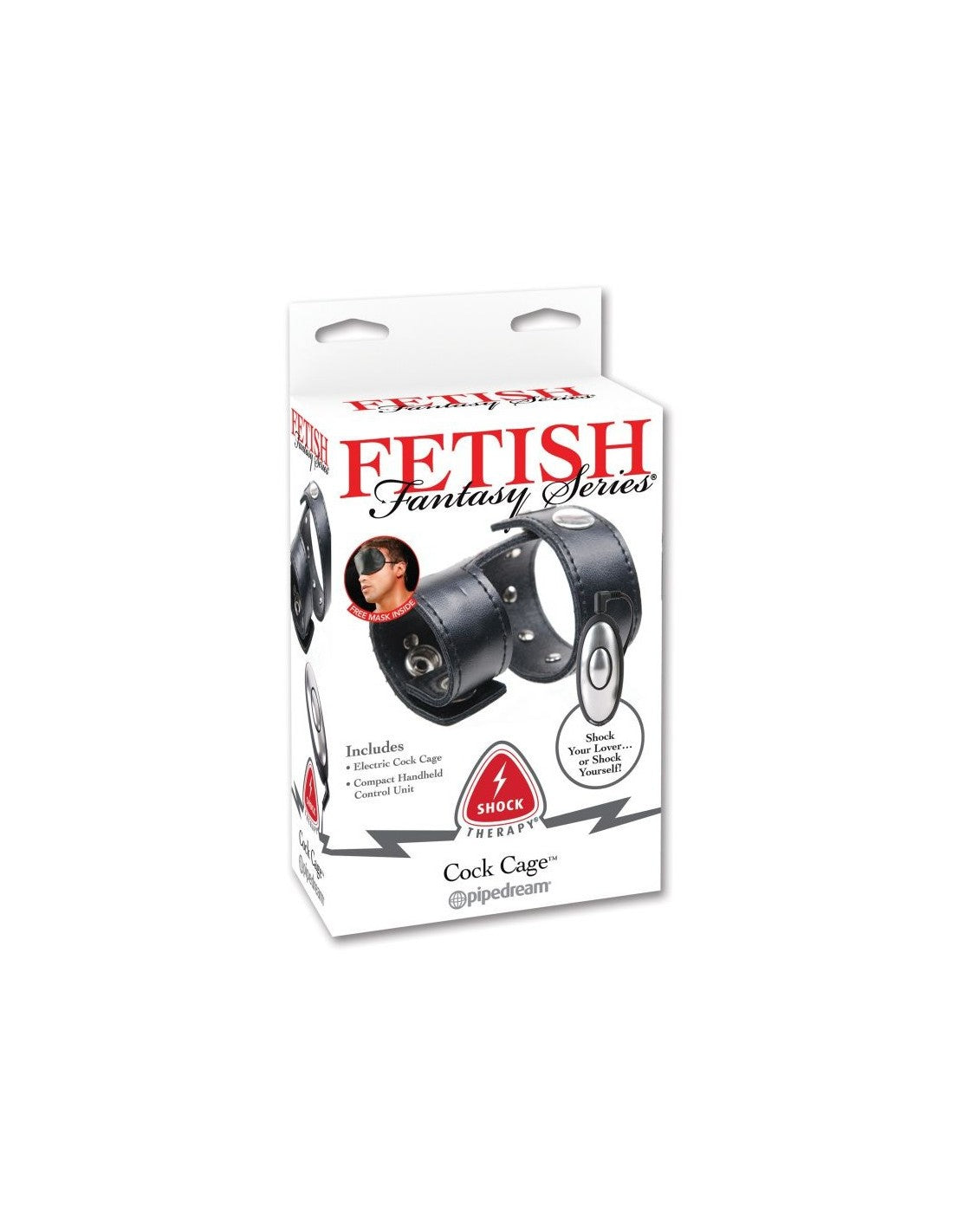 Fetish Fantasy Shock Therapy Mens Cock Cage Cock Rings