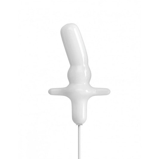 Pipedream iSex USB Anal T Plug White - Prostate Toys