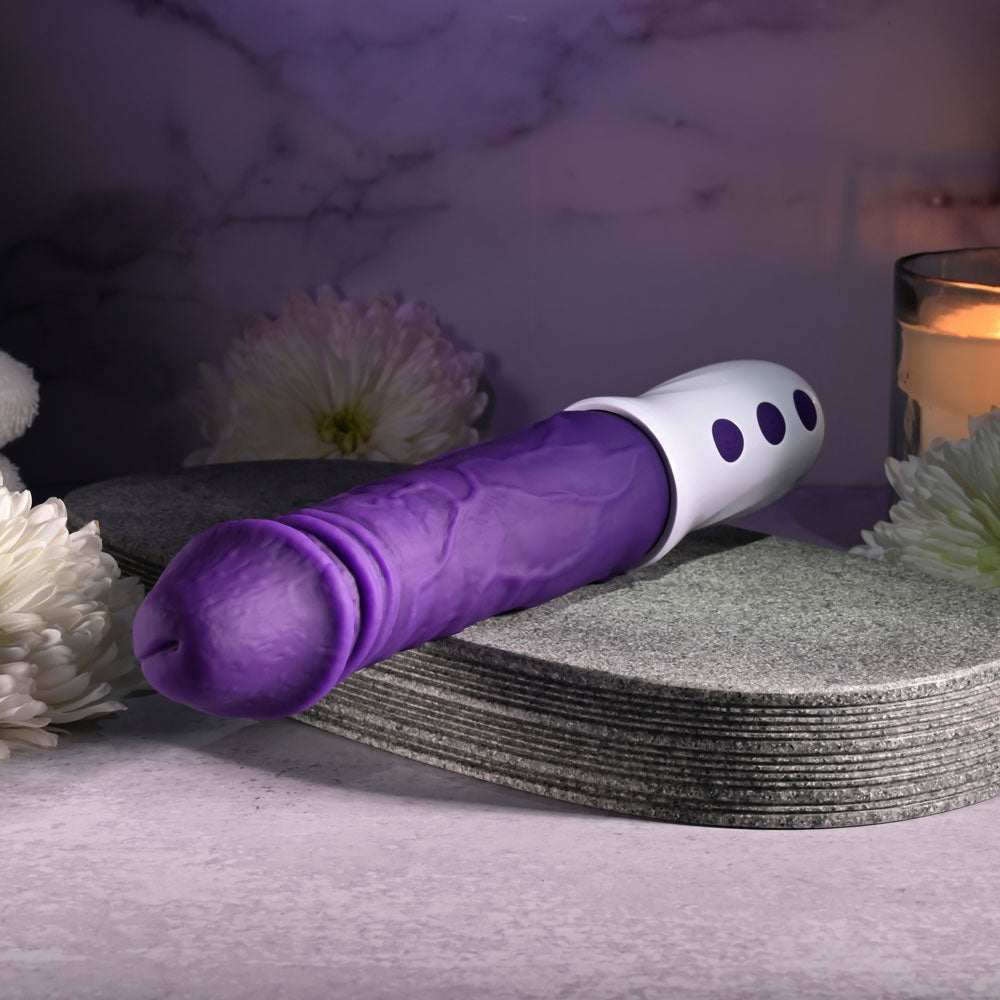 Evolved PLUM THRUST Rechargeable Vibrator Realistic Dildos