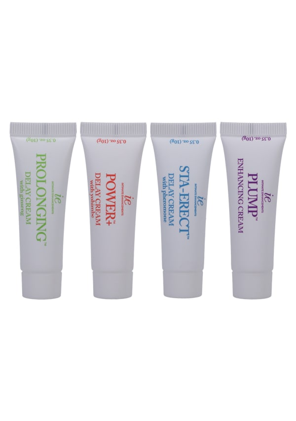 Doc Johnson 4 Pack ENHANCE Pleasure Creams Delay and Excite Sprays