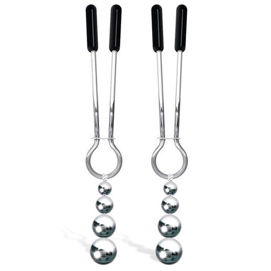 Adam and Eve 2 Piece Naughty Nipple Clips Set Nipple and Clit Clamps