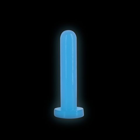 NS Novelties Firefly Thrill Glow In Dark Small Dildo Blue Non-Realistic Dildos