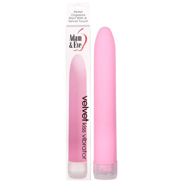 Adam and Eve Velvet Kiss Bullet Vibrator Pink Bullet Vibrators