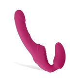 Adam and Eve USB Rechargeable Vibrating Strapless Strap-On Pink Strap On Sextoys