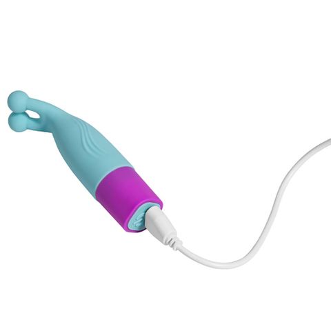 Maia MACI 10 Function Rechargeable Bullet Vibrator Light Blue Bullet Vibrators