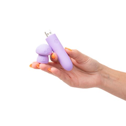 Maia HAPPI Rechargeable 10 Function Bullet Vibrator Purple Bullet Vibrators