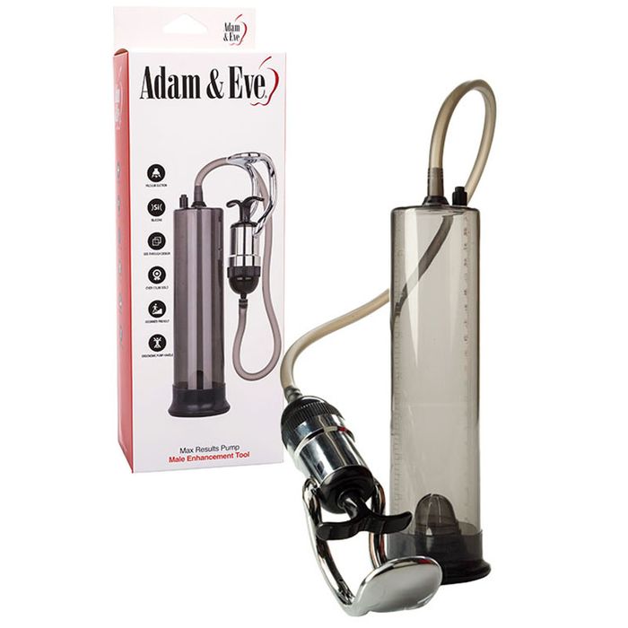 Adam and Eve MAX RESULTS Male Penis Pump Clear Penis Pumps And Stretchers