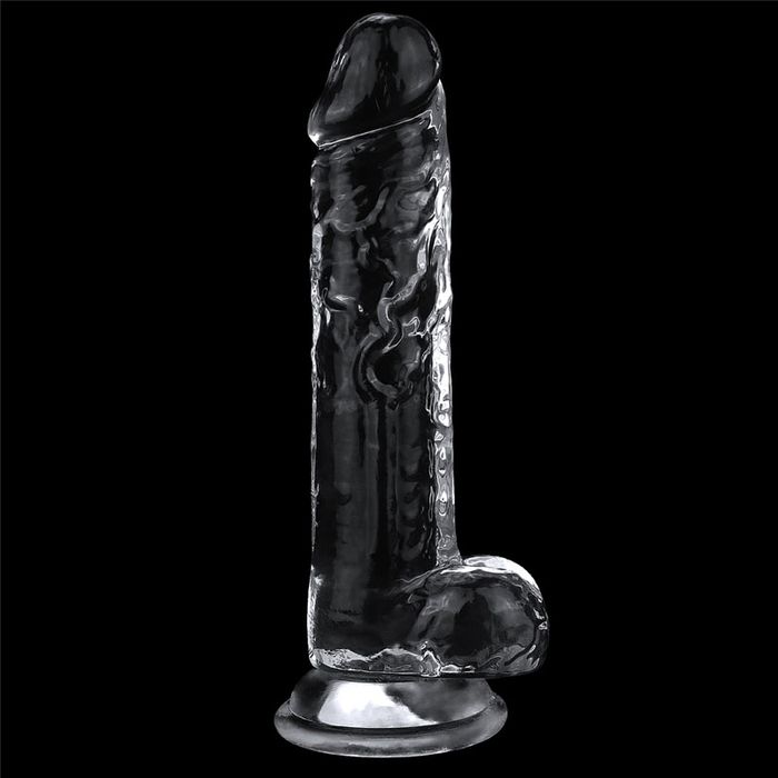 Lovetoy Flawless Suction Cup Base Realistic Dildo 19cm Clear Realistic Dildos