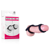 Excellent Power Strap The Balls Silicone Cock Strap with Ball Stretcher Black Ball and Cock Toys