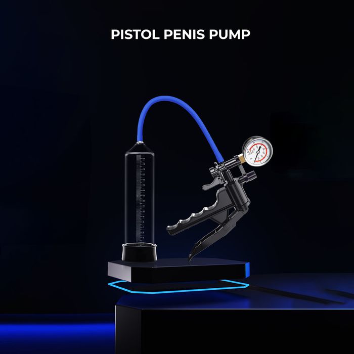 LuvPump ProXtra Professional Penis Pump with Pressure Gauge Clear Penis Pumps And Stretchers