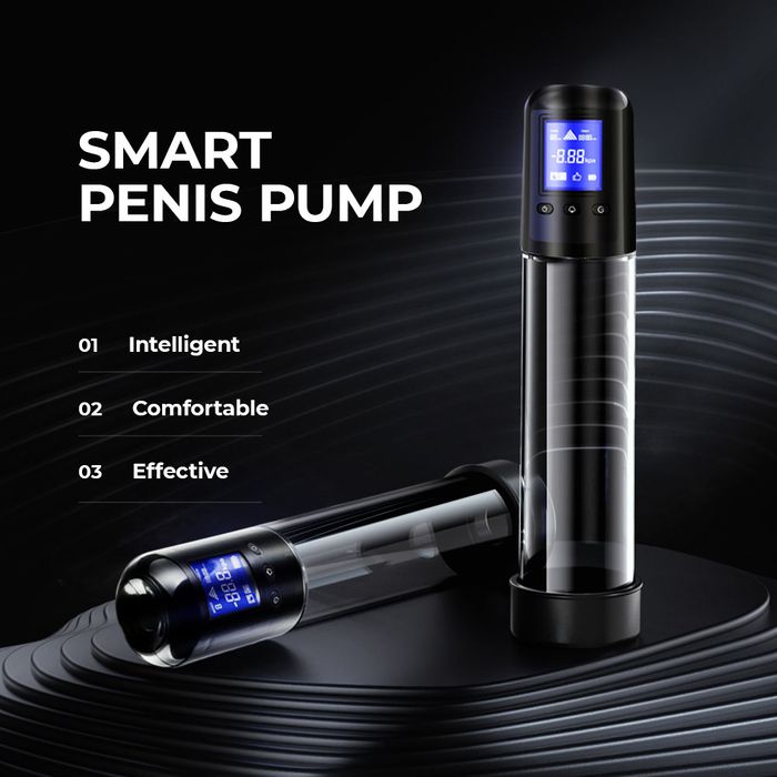 LuvPump USB Rechargeable Smart Automatic Penis Pump Clear Penis Pumps And Stretchers