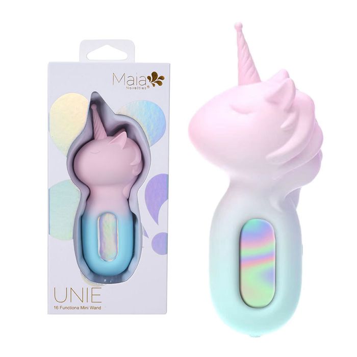 Maia UNIE 16 Functions USB Rechargeable Unicorn Body Wand Massager Body Wands