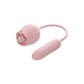 Adam & Eve THRUST & TICKLE Rose Clitoral Vibrator Pink Clit Ticklers and Pulsators