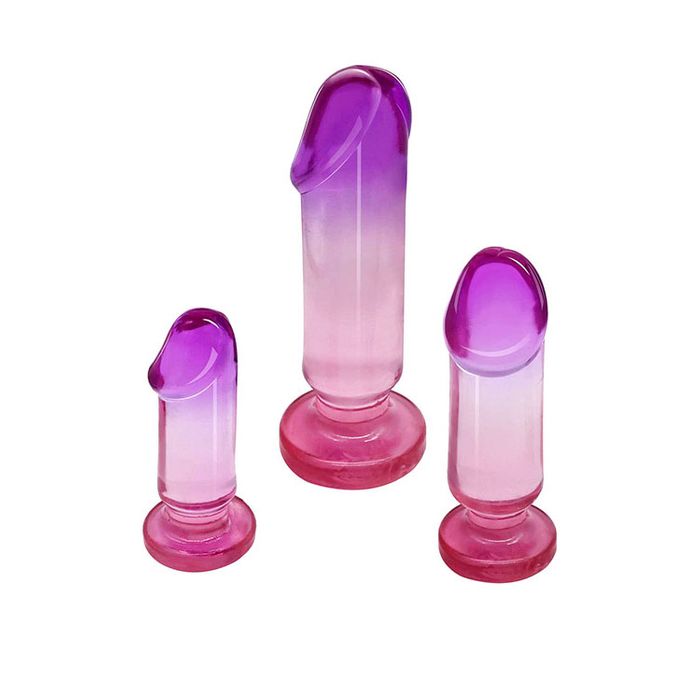 Adam & Eve SUNSET DREAMS Anal Training Kit Pink/Purple Butt Plugs