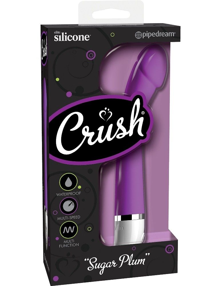 Pipedream Crush Sugar Plum Waterproof Silicone Vibrator Waterproof Vibrators