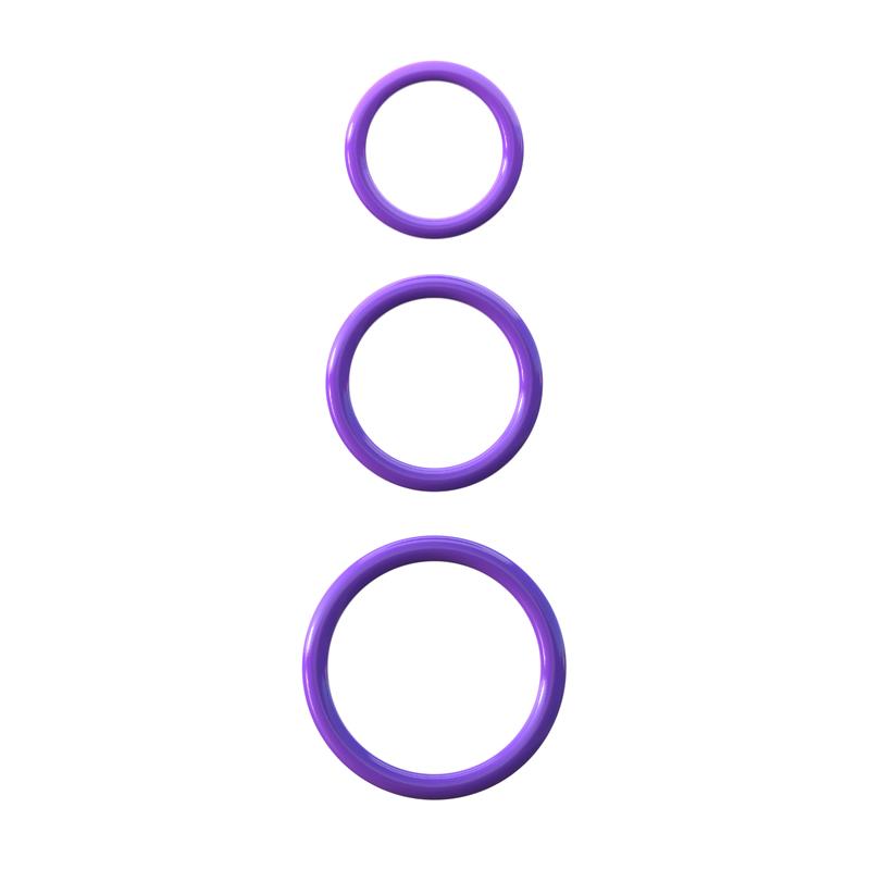 Pipedream Fantasy C-Ringz Silicone 3 Ring Stamina Set Cock Rings