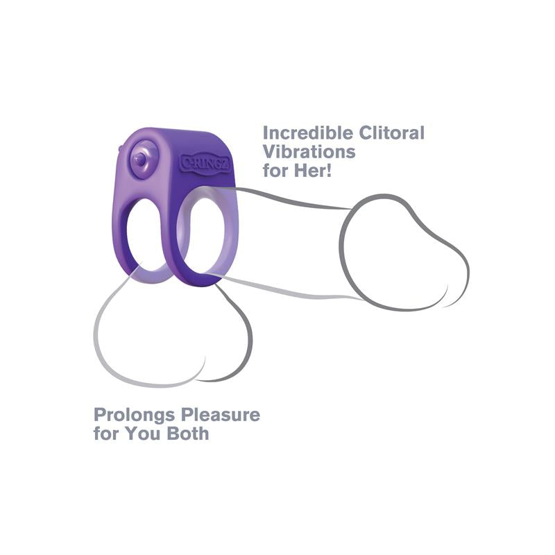 Pipedream Fantasy C-Ringz Silicone Duo Vibrating Cock Ring Vibrating Cock Rings