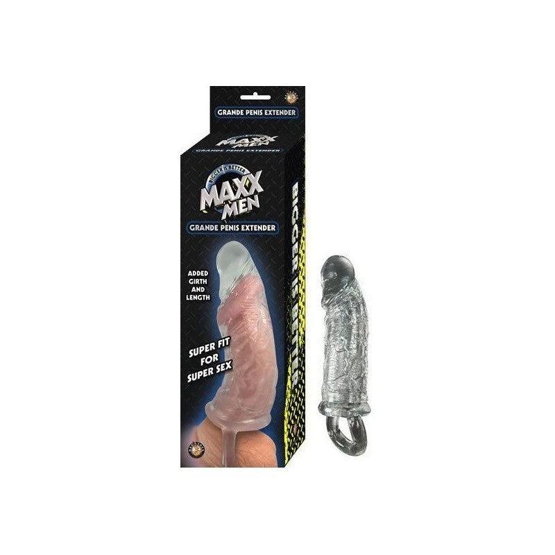 MAXX MEN Grande Pleasure Enhancer - Waterproof & Phthalates-Free Pumps, Extenders and Sleeves
