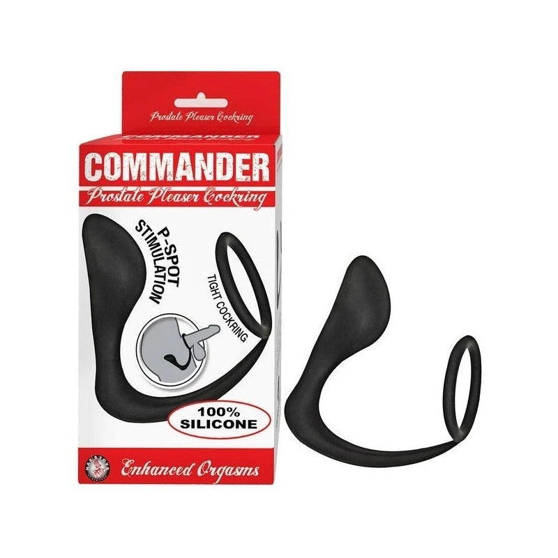 Prostate Pleasure Enhancer - Silicone Cockring Set Prostate Toys