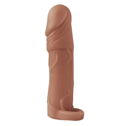 NATURAL REALSKIN Vibrating Penis Enlarger - Enhance Pleasure - Pumps, Extenders and Sleeves