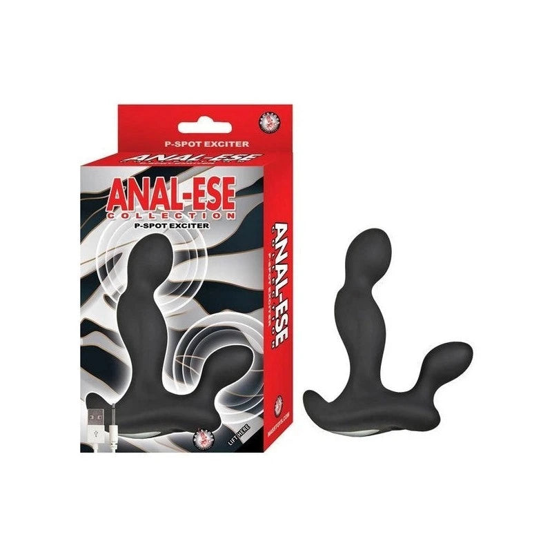 Rechargeable Silicone P-Spot Massager - Powerful Stimulation Prostate Toys